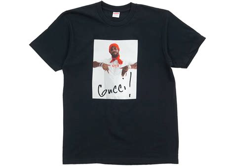 gucci and supreme brands|supreme gucci mane tee black.